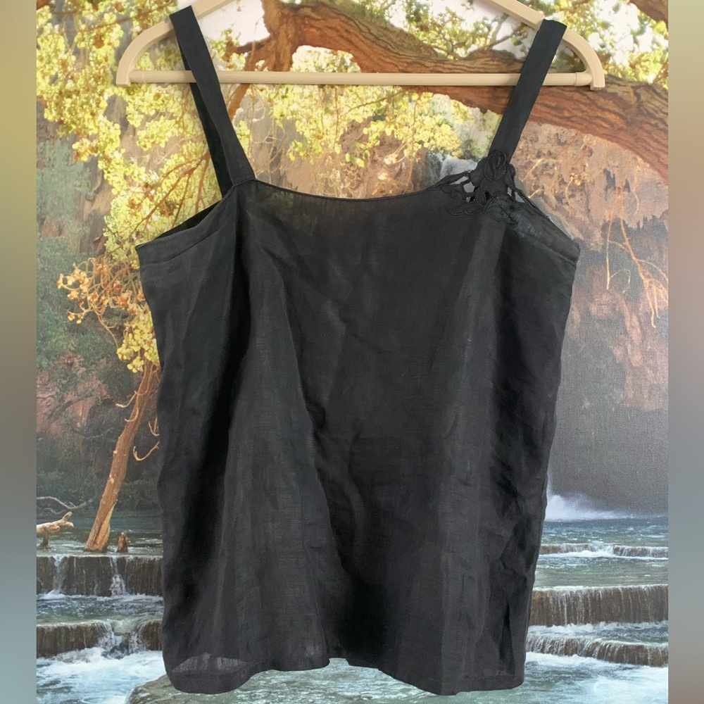 Max Mara Pure Linen Sleeves Summer Top